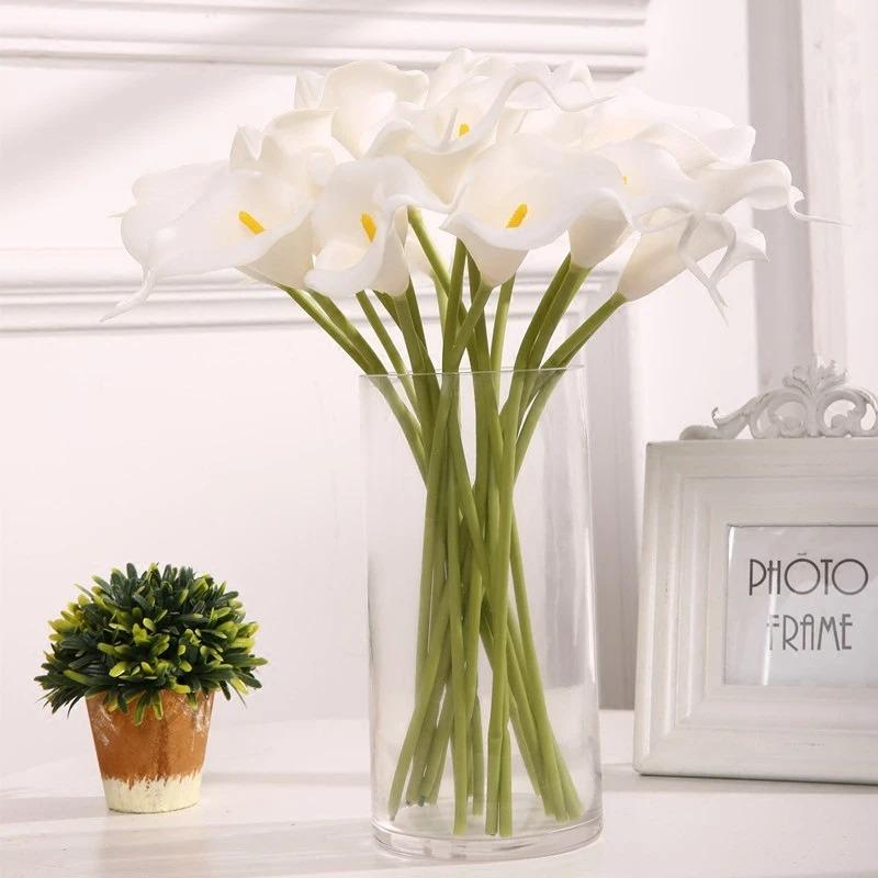 3/5Pcs Artificial Calla Lily Flowers Bouquet 40CM Fake Flower for Home Room Decor Garden Wedding Party Decoration Vase Ornament