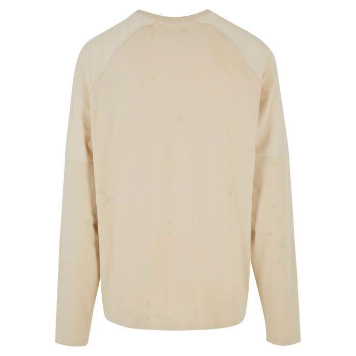 T-shirt - Urban Classics - Manches Longues - Oversize - Col Classique - Nylon Lisse