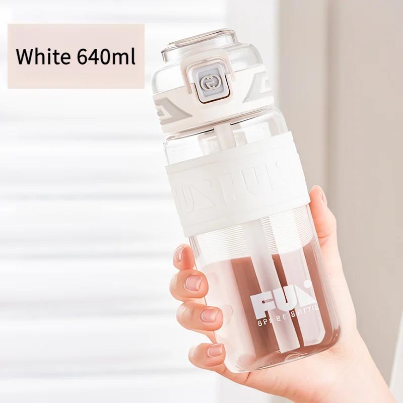 

Портативный спортивный стакан для воды для мужчин, материал тритан, открывание крышки одной кнопкой, фитнес-стаканы, высокотемпературная герметичность, герметичная бутылка 0.25L