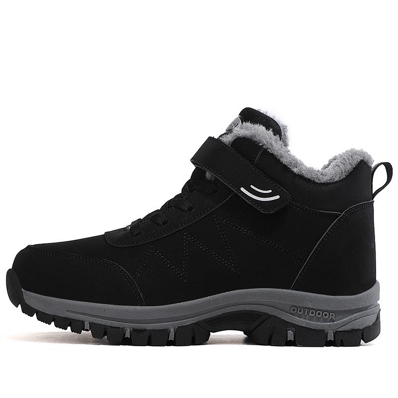 Fashion Snow Boots for woman Casual Winter Shoes Platform Non-slip Warm Fur Ankle Boots Plush Combat Outdoor Hiking Motorcycle Boots