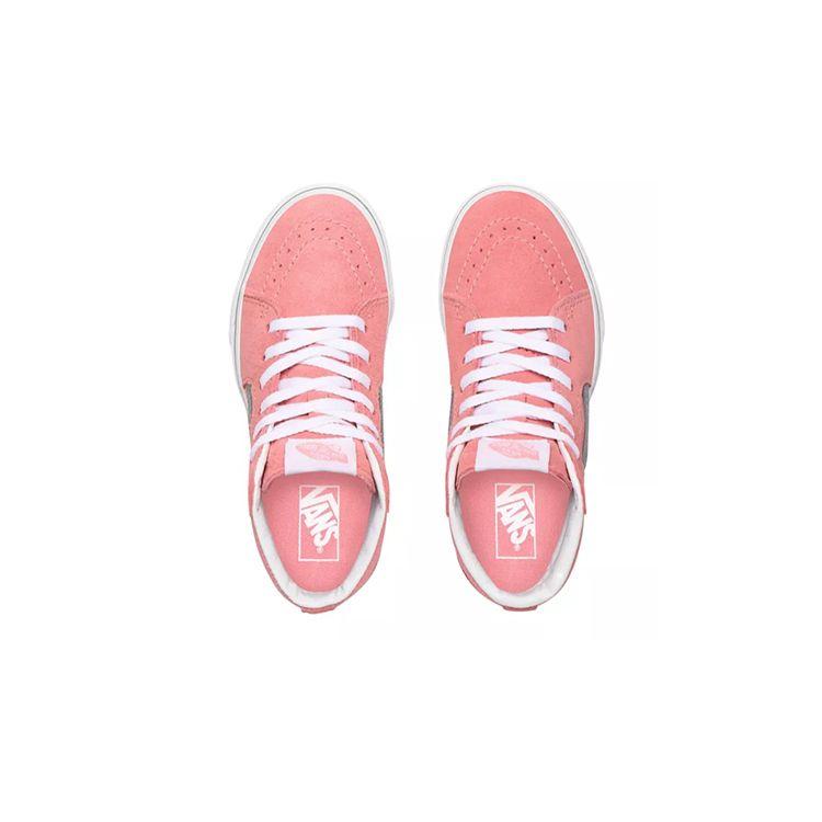 Vans Sk8 High Top Kids Skate Shoes Pink Gray Kids Sneaker VN0A4BUWXWE