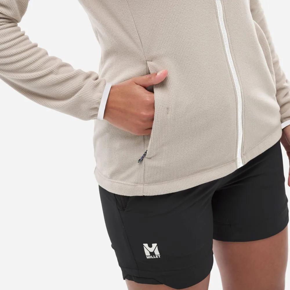 Millet Fleecová mikina na zip Ubic Lightgrid