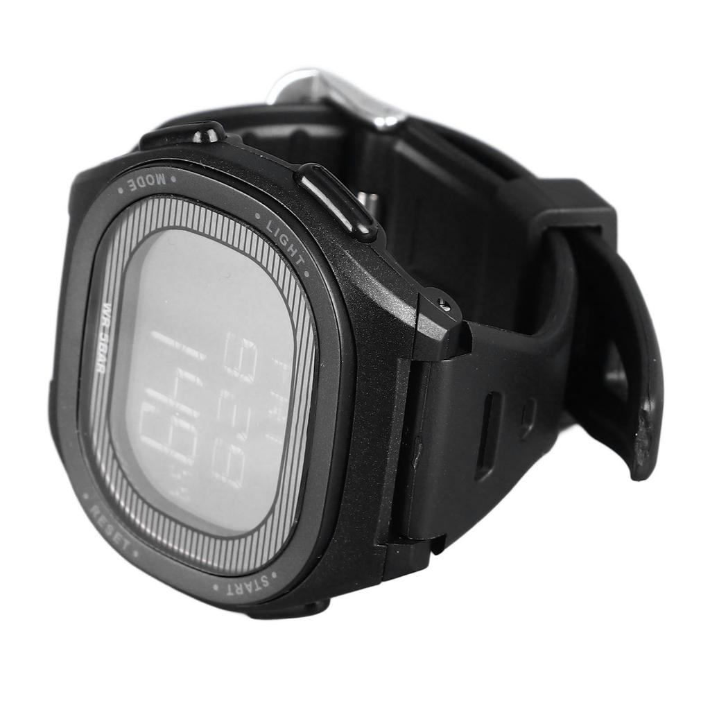 Digital Watch 50m Waterproof with Stopwatch Countdown Dual Time for Outdoor Indoor Activities