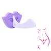 Unisex White Tiger Pubic Hair Razor & Trimmer with Styling Template for Men and Women
