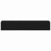 TV Cabinet Set 2 pcs Black Oak Effect Wood Based Panel