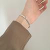 Elegant 18K Gold Titanium Steel Bracelets: European & American Fashion, Non-fading, Women's Versatile Personality Hand Jewelry