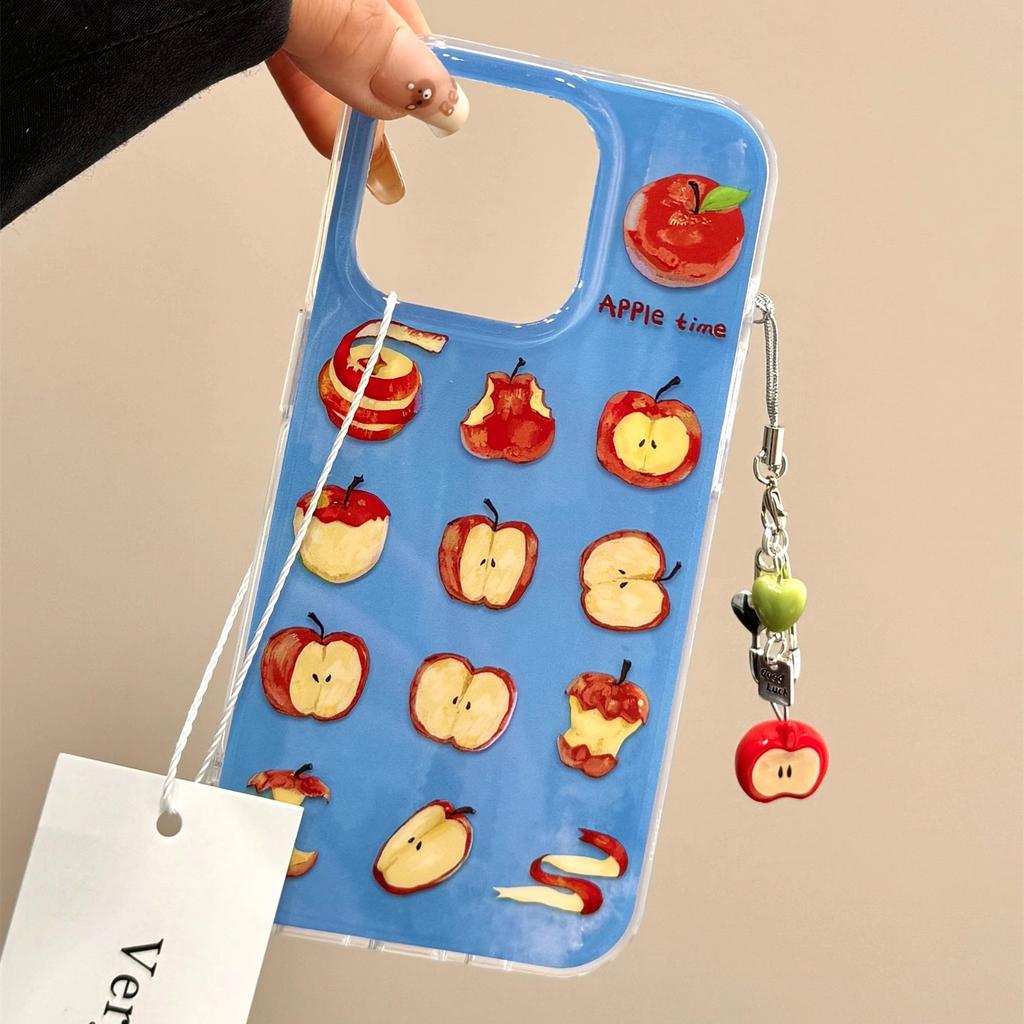 Fun Graffiti Apple Suitable for Iphone15 Couples 16ProMax Mobile Phone Case 13 Apple 14P Pendant