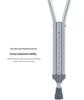 Adjustable Aluminum Alloy Crutches for Elderly and Disabled - Single/Double Options for Outdoor Use