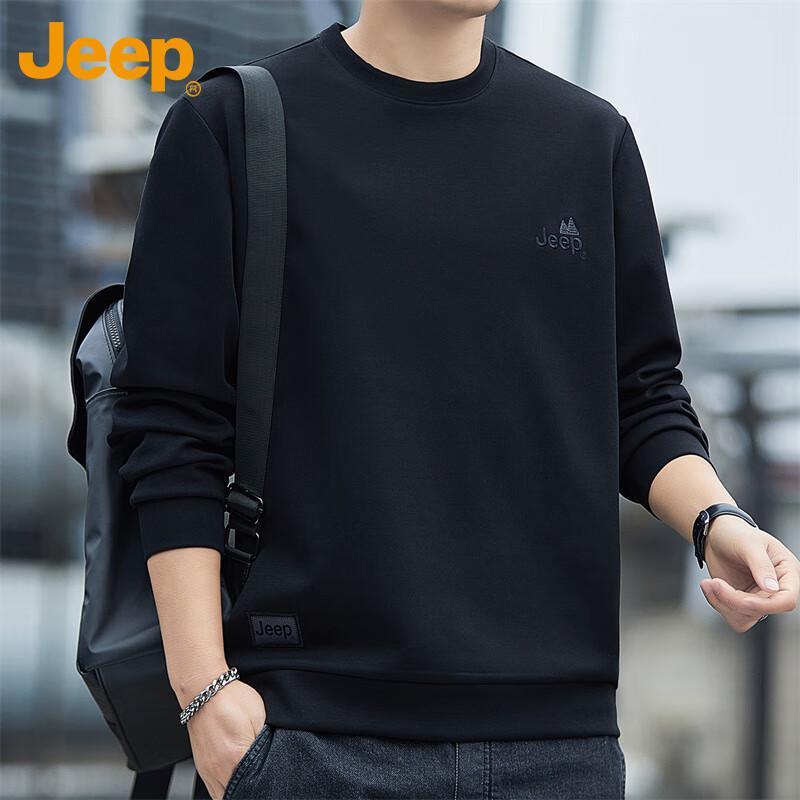 Jeep Men's Casual Crew Neck Sweatshirt