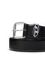 Leather Belt X10127P6364 90 Black T8013 [Diesel] Men's