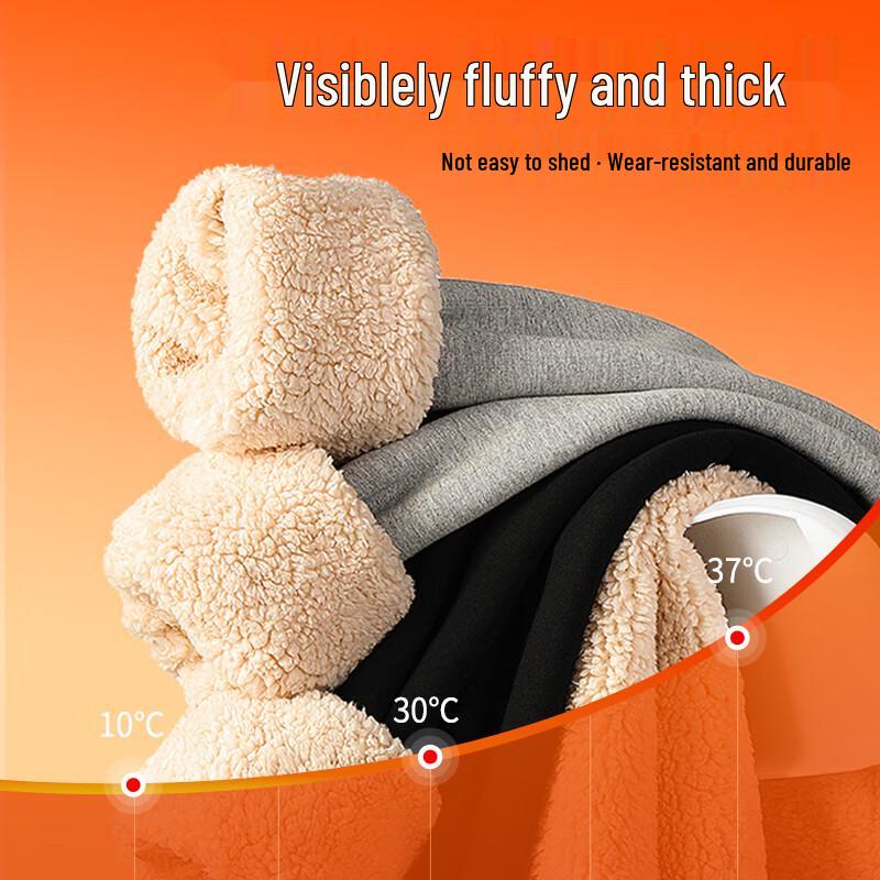 Baleno Men's Winter Lamb Fleece Lined Jogger Pants