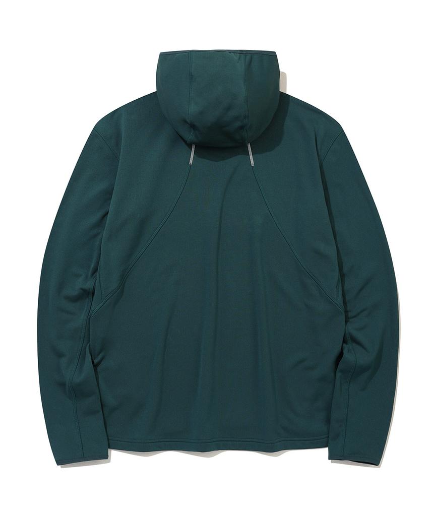 SIERRA DESIGNS Mendon Hall Polartec Power Grid Hoodie (Slim Fit) Deep Blue Green