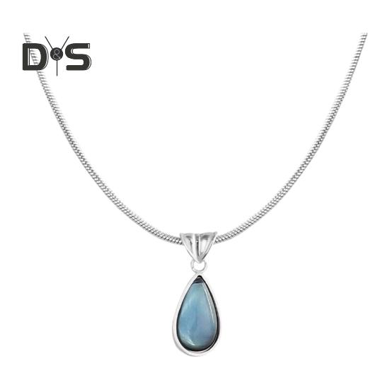 

Ожерелье с каплями воды Let Tears Out Blue Teardrop, ожерелья для женщин, чокер с искусственным кристаллом и каплями воды синий