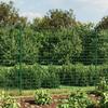 VidaXL Wire Mesh Fence and Anchor Post, Decorative Fence Panel, Protection Barrier Garden Patio 154124