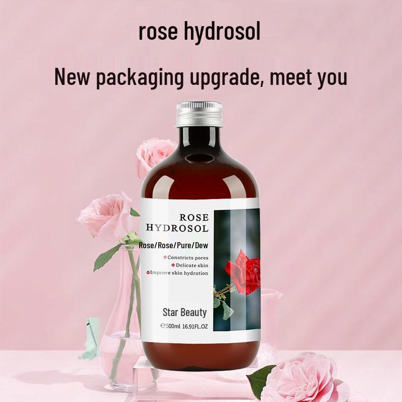 Rose Hydrosol Toner: Hydrating, Moisturizing, Soothing, Revitalizes Dull Skin, Brightens Tone, Rose Water Essence. 500ml