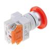 24TE 22mm 1NO 1NC DPST Emergency Stop Push Button Switch Red Mushroom Equipment E Stop Shut Off Switch AC 660V 10A