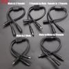 10A 18awg 19V 24V 12V 2 Way DC 1 Male To 2 Male Female Splitter Connector Power Supply Adapter Extension Cable 5.5x2.1mm Plug M