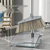 Clear Broom & Thick Dustpan Set: Household Soft Bristle Sweep Tool