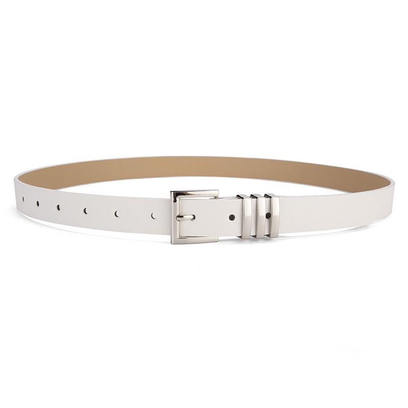 

Женский модный черный ремень в корейском стиле 2025 - Универсальный и декоративный для джинсов 105 cm