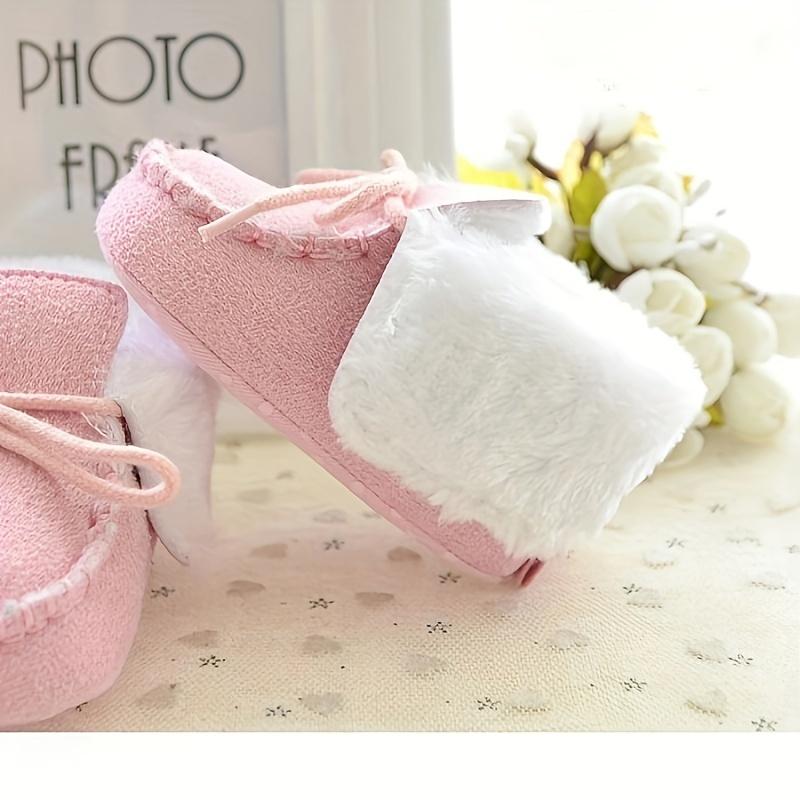 New Winter Baby Boots for Kids with Warm Soles, Infant Toddler Walking Shoes