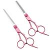 Home Apprentice Practice Haircut Scissors Oblique Tail Split Scissors Stainless Steel Thin Hair Scissors Multi-Color Optional