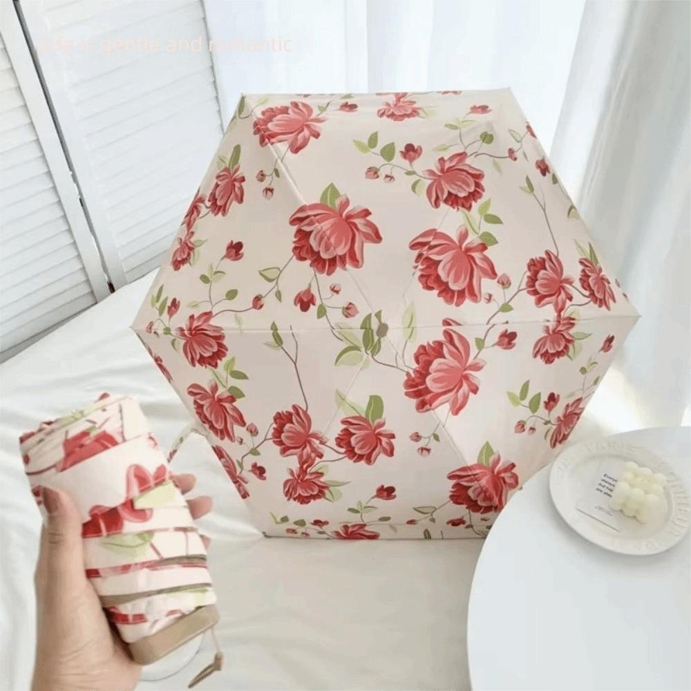 Mini slunečník s UV ochranou Dvojí použití Kapesní kapslový deštník Kreativní slunečník Léto