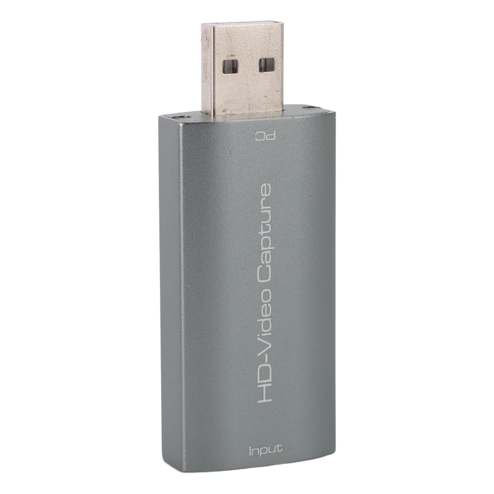 

4K Video Capture Card Professional Plug and Play 1080P 60Hz USB HD Multimedia Interface Video