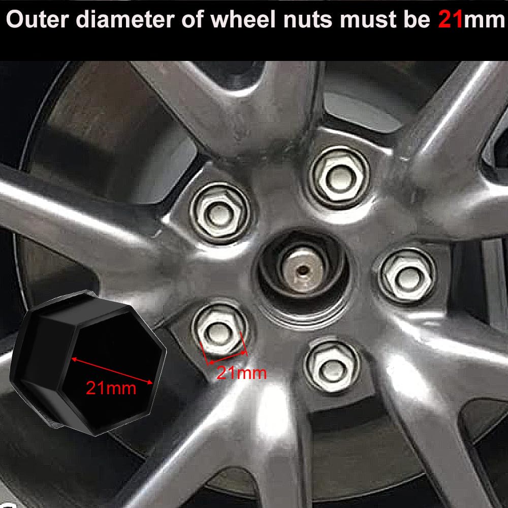 Kiligen Automotive Short Nuts Lightweight Wheel Nuts Wheel Dress Up