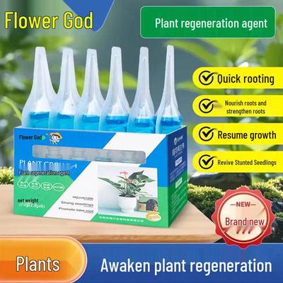 Green Plant Nutrient Solution - Water-Soluble Fertilizer for Flowers and Potted Plants