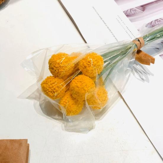 Yousheng Artificial Flower Ball Realistic UV Resistant Fake Chrysanthemums Ball Wedding Party Indoor Outdoor Table Centerpiece Faux Dandelion