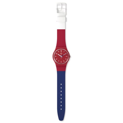 Swatch COLORE BLOCCO BIG BOLD SO28R112 Watch, Red