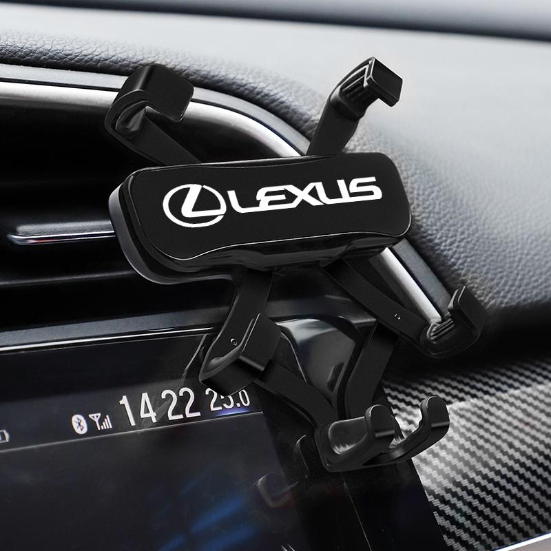 

Car Mobile Phone Holder For Lexus CT ES GS NX IS250 CT200h Air Vent Mounts Stand GPS Gravity Navigation Bracket Car Accessories чёрный