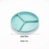 High-Temp Resistant Five-Grid Snack Platter: Food-Grade Fat-Reducing Meal Plate for Home Use