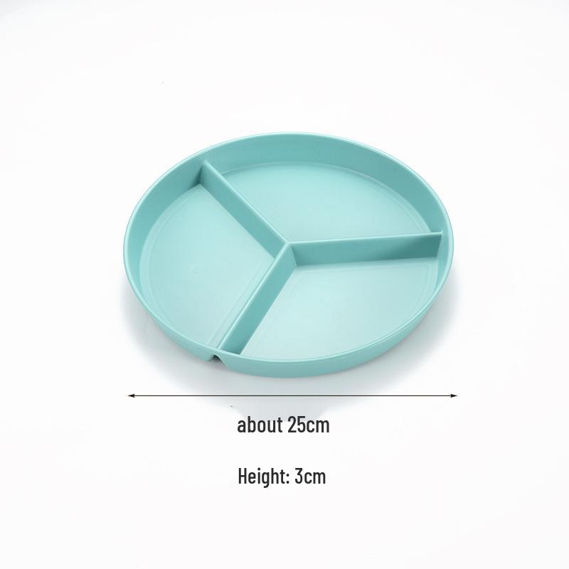 High-Temp Resistant Five-Grid Snack Platter: Food-Grade Fat-Reducing Meal Plate for Home Use