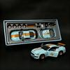 Gulf 1:42 Ford Mustang GT 2018 Assembly Modification Series Alloy Diecast Car Model Home Trendy Ornaments & Desktop Display Gift