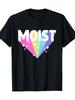 Rainbow Moist Stars Graphic T-shirt