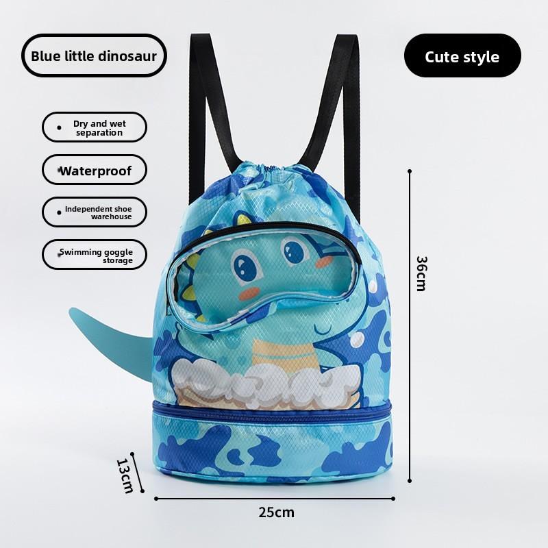 Kids Swim Bag With Dry Wet Separation Waterproof Storage For Beach Travel And Sports Use