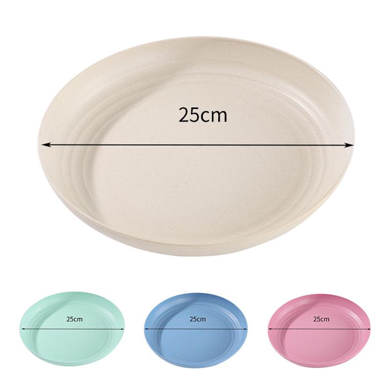 Nordischer Teller aus Weizenstroh: Vielseitig einsetzbar für Obst, Gemüse, Knödel und Salate. Perfekt für den Heim- und Hotelgebrauch. Langlebig und umweltfreundlich.