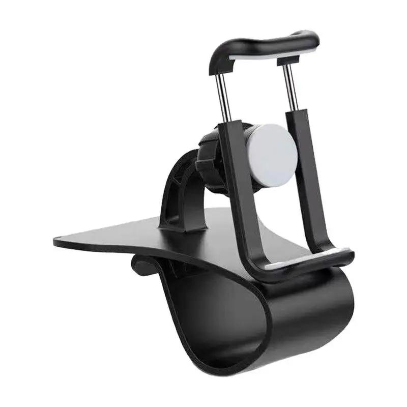 

Черный автомобильный держатель для телефона, универсальный, легко монтируемый на приборную панель, кронштейн для GPS-дисплея, поддержка мобильного телефона в автомобиле для iPhone X X9V2 чёрный