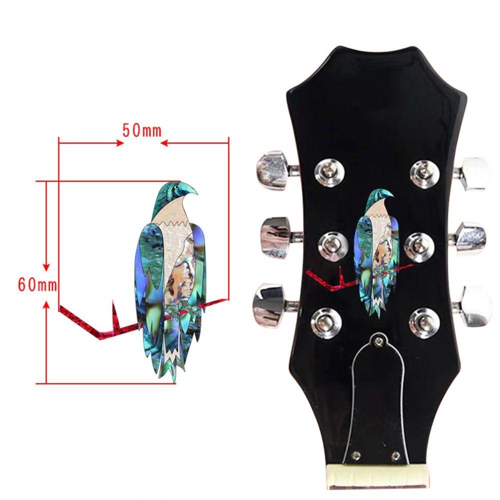 DIY Guitar Head Sticker PVC Guitar Headstock Decal Guitar Panel Sticker  Guitar Beginner Gifts