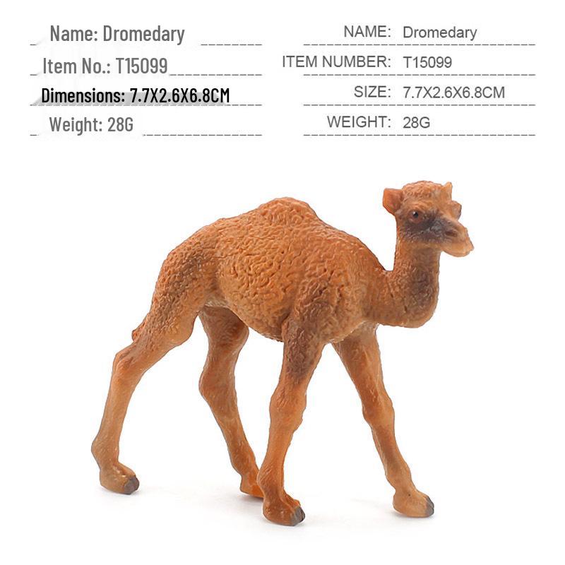 Desert Wildlife Double-Humped Camel Ornament Set
