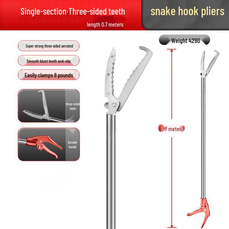 Boyikai Retractable Snake Tongs & Catcher