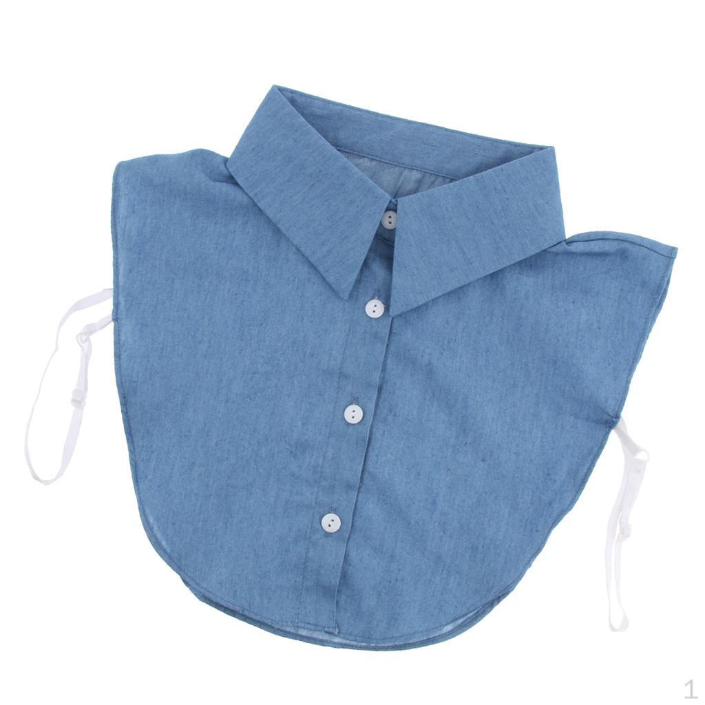 False Collar Necklace Women Detachable Lapel Blouse Shirt Chokers