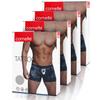 Cornette Bokserki Męskie Przylegające Bawełniane Mix 4 Sztuki