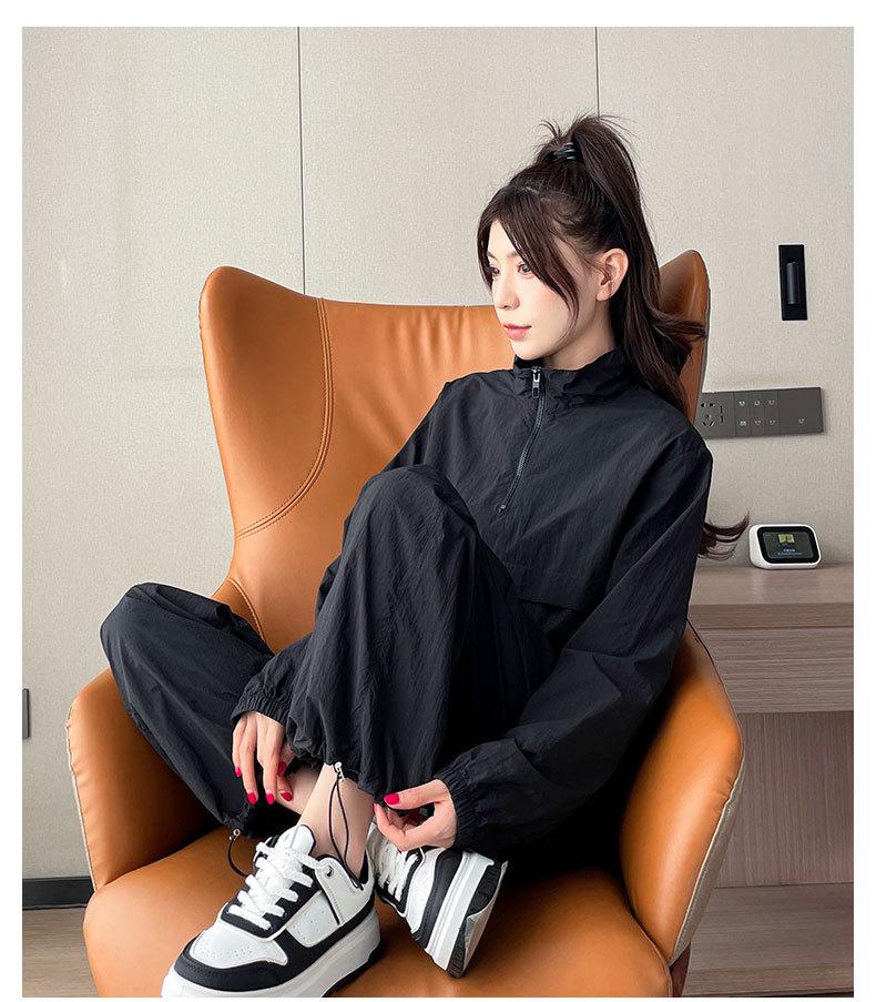 2024 Women's Trendy Street Style Cargo Pants Set: Cool, Casual Outdoor Fashion for Spring and Autumn