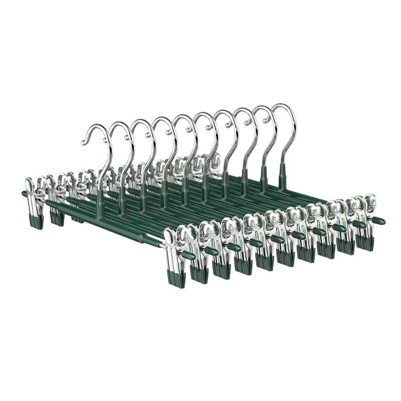 Non-Slip Pant & Skirt Clips: Strong Metal Hangers for Drying and Organizing Clothes
