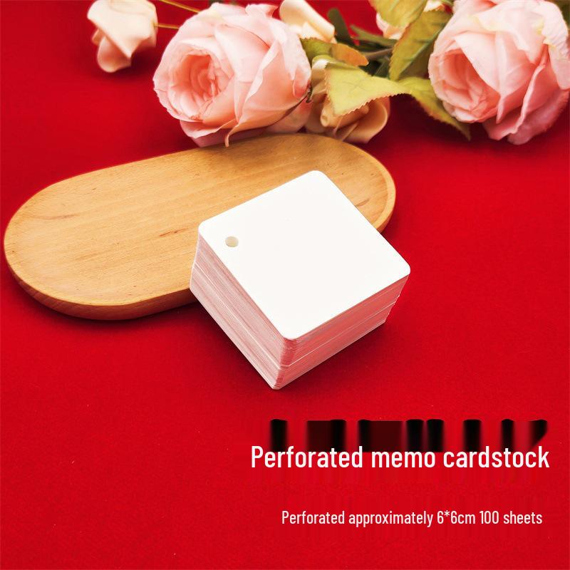 White Hard Cardstock Vocabulary Flashcards: Small, Handwritten English Memory Preview Cards