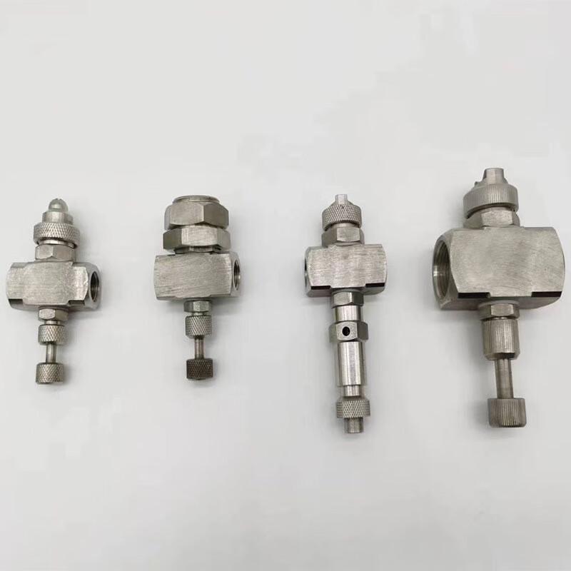 Stainless Steel Adjustable Air-Water Atomizing Nozzle CN plug (adapter included)