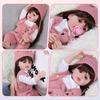 ROERHE Reborn Vinyl Baby Realistic Girl Baby Perfect for Parenting Doll Therapy Doll, Doll, Newborn, 55cm, Practice, Gift,