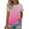 Women's T Shirt Tee Printed Short Sleeve Pocket Daily Weekend Fashion Basic Round Neck Regular Top